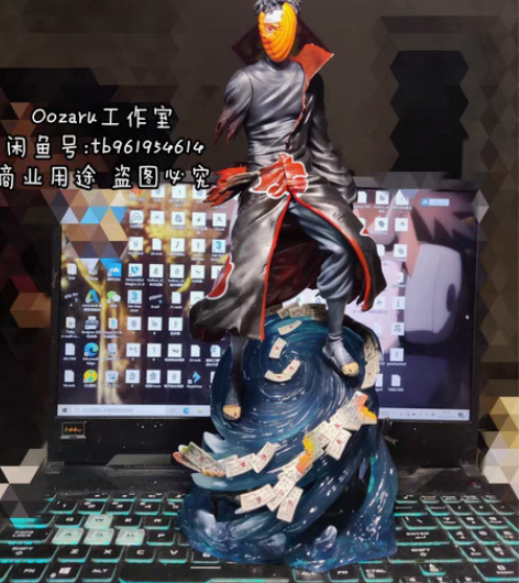 包邮火影忍者面具男宇智波带土战损 展示??...