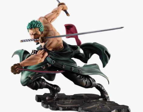 日本动漫海贼王手办 三千世界索隆 三刀流草...