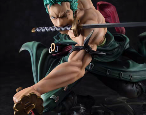 转卖日本动漫海贼王手办 三千世界索隆 三刀...