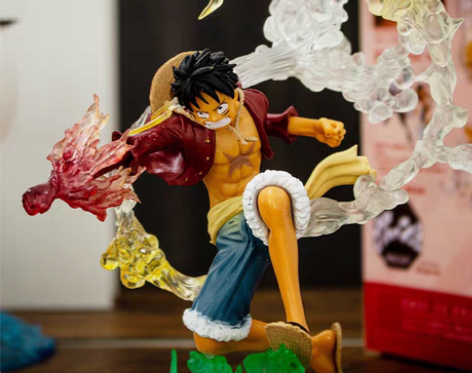 包邮火拳路飞火拳艾斯海贼王手办 摆件四档火...