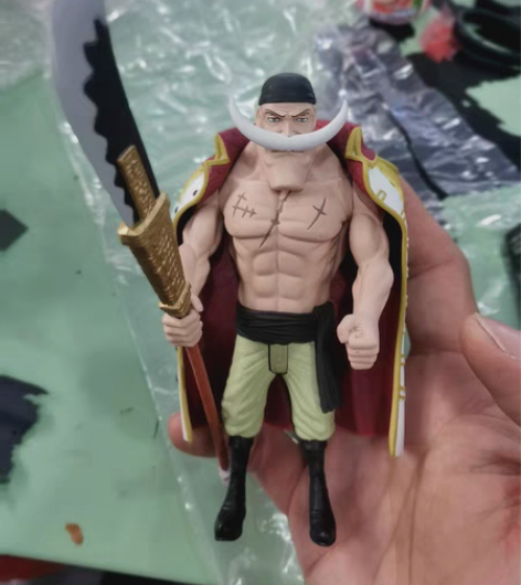 包邮海贼王 手办 Cry heart 白胡...