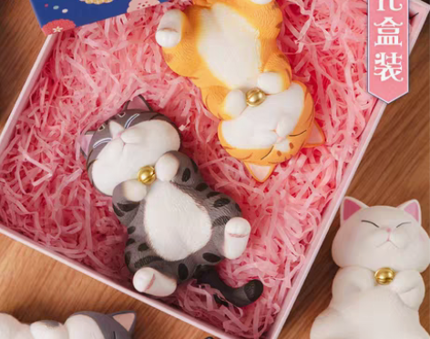 转卖Actoys正版周边猫铃铛盲盒手办不二...