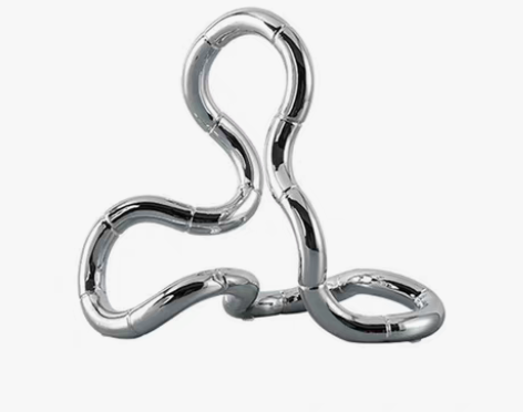 转卖现代简约轻奢摆件莫比乌斯环形曲线室内客...