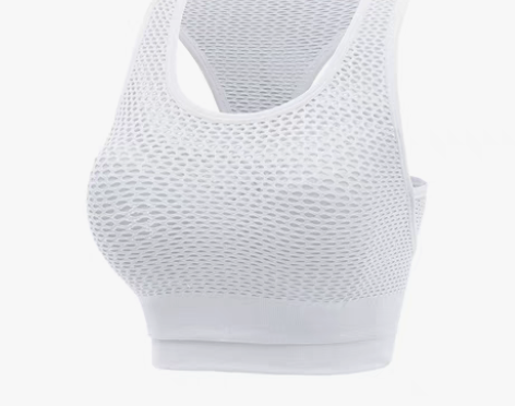 转卖浪莎运动内衣女高强度镂空美背跑步瑜伽定...