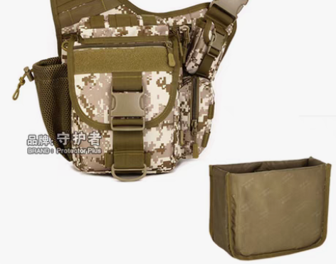 转卖守护者单肩斜挎包男路亚单反相机摄影军迷...