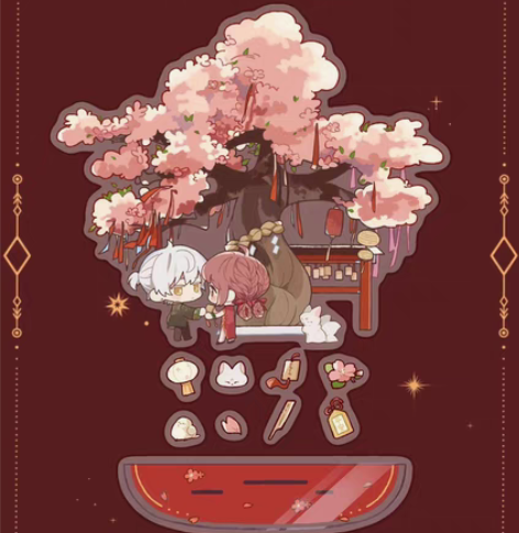 包邮【包邮直拍】张真源同人摆台 镜面摆台加...