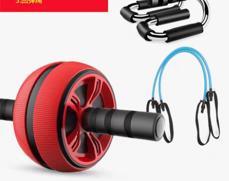 转卖腹肌轮男士健身器材家用推腹健轮练腹肌滚...