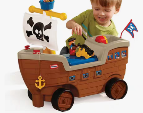 转卖小泰克第一辆踏行车学步滑行海盗船四轮溜...