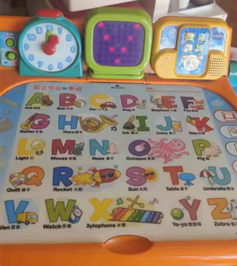 伟易达点触学习桌早教游戏桌儿童益智玩具桌子...