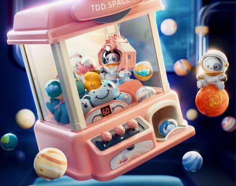 包邮淘嘟嘟娃娃机家用多功能抓娃娃 扭蛋游戏...