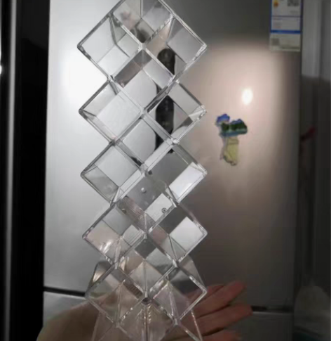 包邮桌面防尘口红收纳盒放唇膏唇釉收纳格化妆...