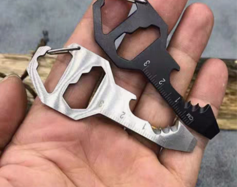 包邮【5.58包邮】多功能钥匙扣卡式工具便...