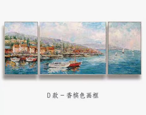 转卖纯手绘真油画 浪漫地中海 现代轻奢简欧...