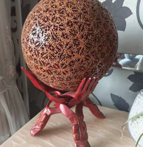 包邮宜家停产限量版红木马摆件 花纹超精美，...