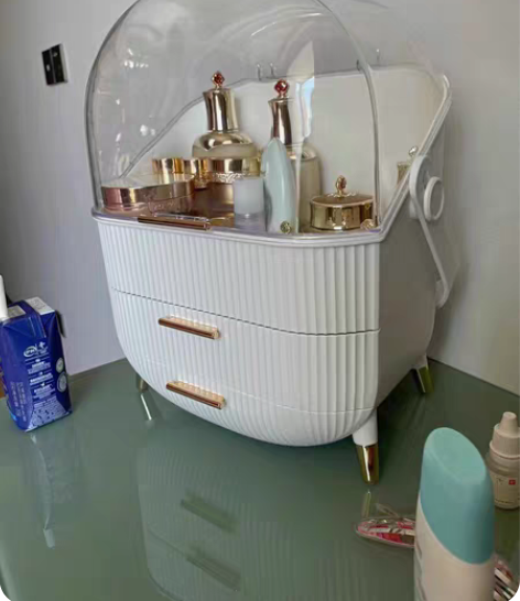 包邮【源头工厂】轻奢桌面化妆品收纳盒护肤品...