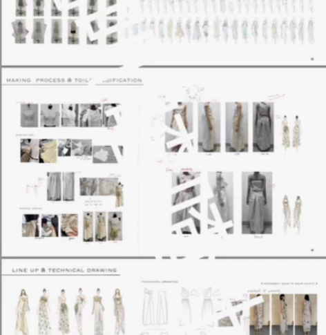 接服装设计/灵感版 国外//作//品集/排...