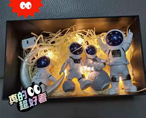 包邮店不开了，清一批小宇航员摆件小太空人模...