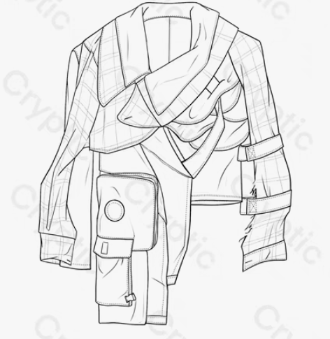 包邮服装效果图代画 款式图 稿件 PS A...