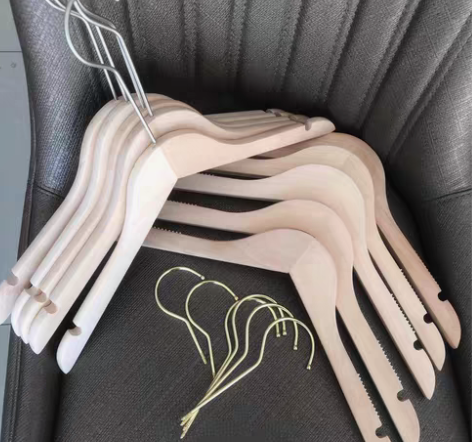 包邮21元10支一级实木衣架女装衣架服装店...