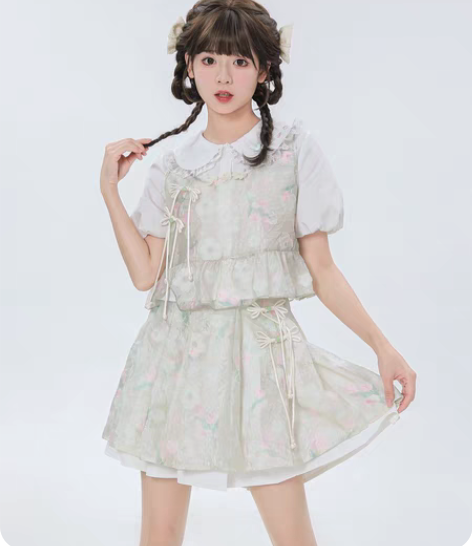 包邮出原创森女部落小众设计感新中式国风元素...