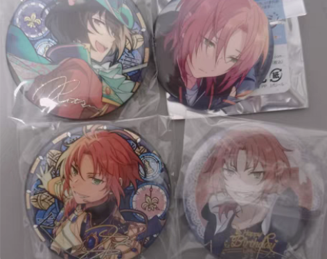 可刀可拆直拍包邮私我月永雷欧时光吧唧通贩圆...