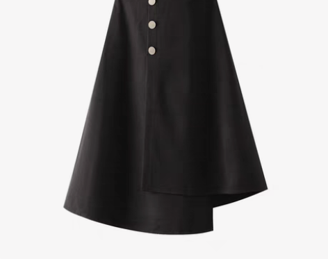 包邮不规则毛呢半身裙秋冬女中长款时尚气质高...