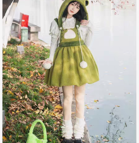 包邮F妹原创设计馆 修羊花苞裙 定金 就差...