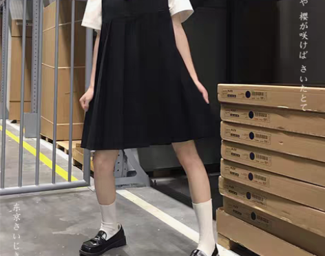 转卖原创刺绣卡奶裙/小乖+JK制服连衣裙春...