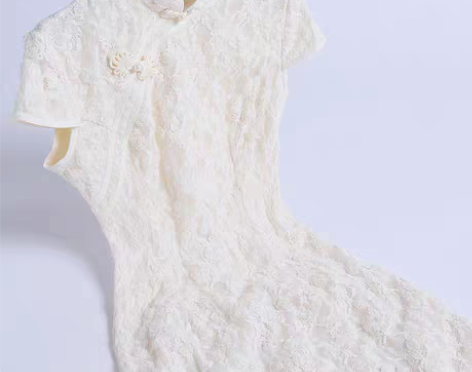 转卖戚薇改良版复古旗袍2021新款中国风年...