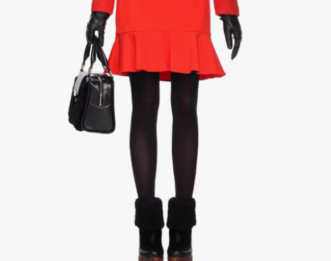 转卖Ochirly欧时力新女装纯色荷叶边中...