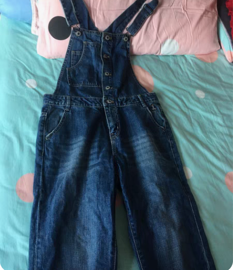 包邮小熊背带裤，穿一次，专柜购买。s码，不...