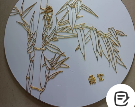 掐丝珐琅工艺画 只掐了丝, 需要上色可私聊...