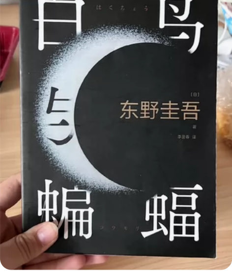 白鸟与蝙蝠 东野圭吾小说 2023新书独立...