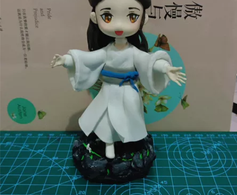 天官赐福谢怜手办 [1]纯手工超轻粘土手办...