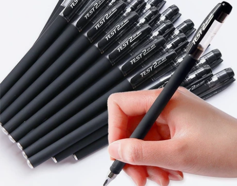 100支中性笔碳素笔签字笔黑笔0.5圆珠笔...