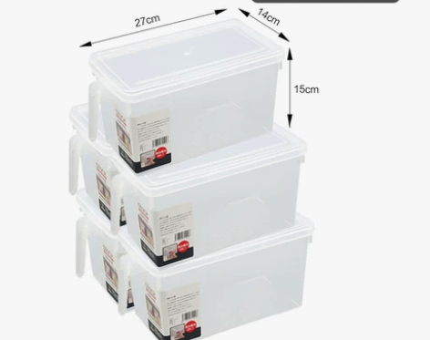 【38活动价】日本冰箱收纳盒神器保鲜盒长方...