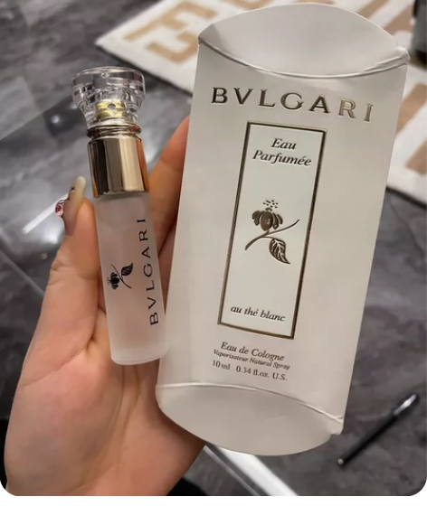 带喷头 宝格丽白茶香水10ml中样 茗珍中...