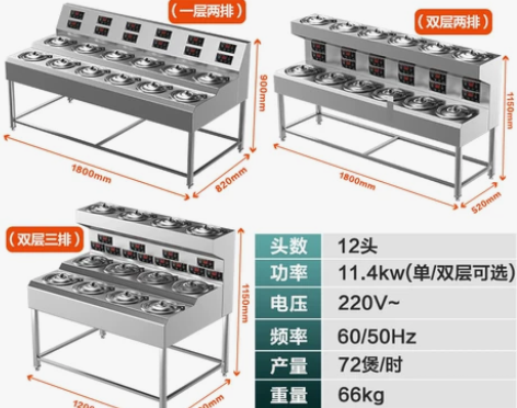 广东煲仔饭机商用台式全自动智能数码电动砂锅...