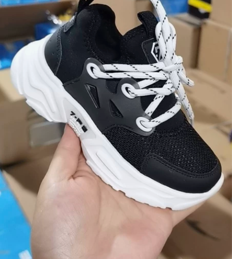 七波辉26-31码春秋款中小童运动鞋双网拼...