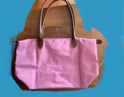 珑骧小号长柄 玫瑰粉色 很少次使用 四角有...