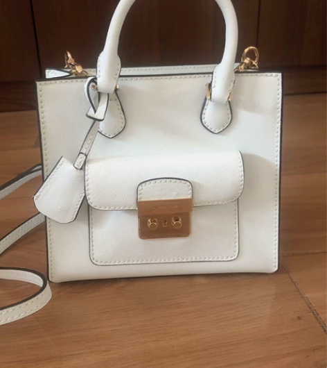 MK小号囧包女包方块包全新手提单肩斜挎十字...