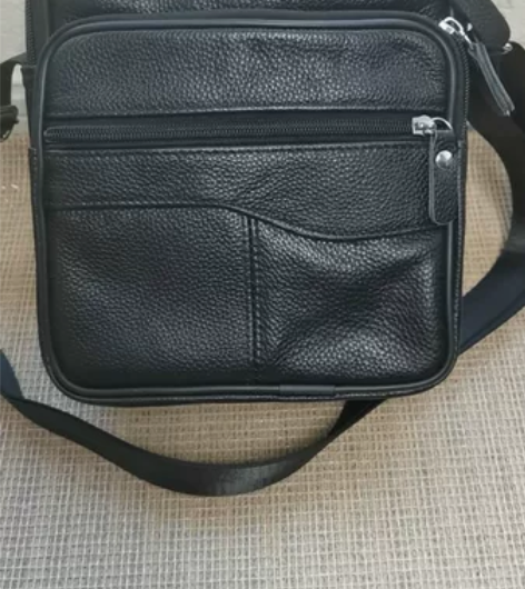 真皮牛皮男包单肩斜跨真皮牛皮包新款男士商务...