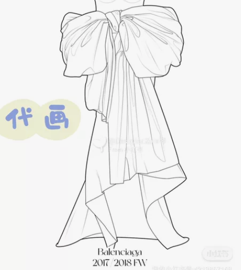 服装画，款式图 需要直接私聊 根据款式复杂...