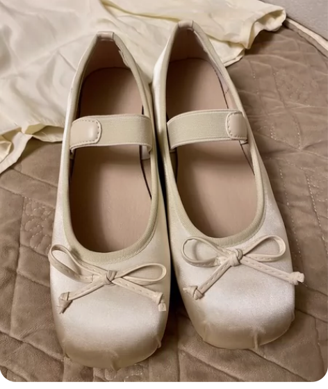 晚晚风芭蕾风单鞋女 全新 软底 35码 感...