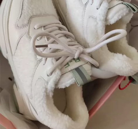 巴巴克大叔全新白绿色内增高时尚休闲鞋#鞋控...