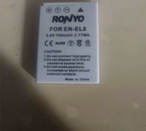 ENEL8电池适用于尼康S1 S2 S3 ...