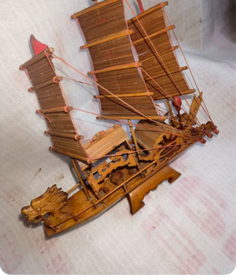 老竹编船龙船无破损按图发货发货之前拍视频，...