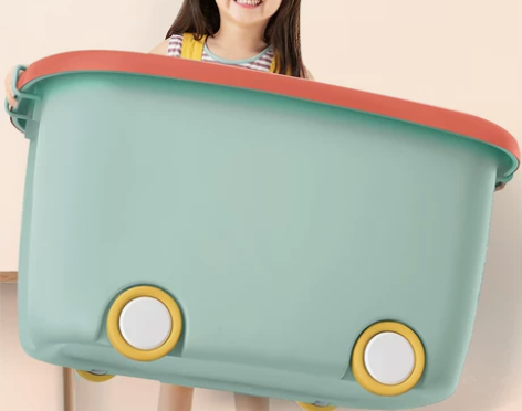【狂欢价】佳帮手儿童玩具收纳箱筐家用储物盒...