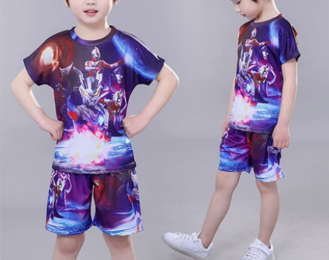 奥特曼衣服男童夏装套装2020新款潮小男孩...