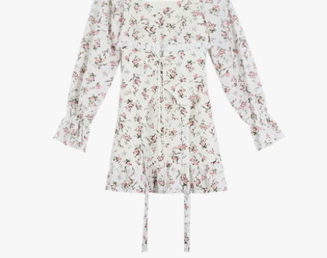 DREAM SEVEN77 长袖碎花裙女2...